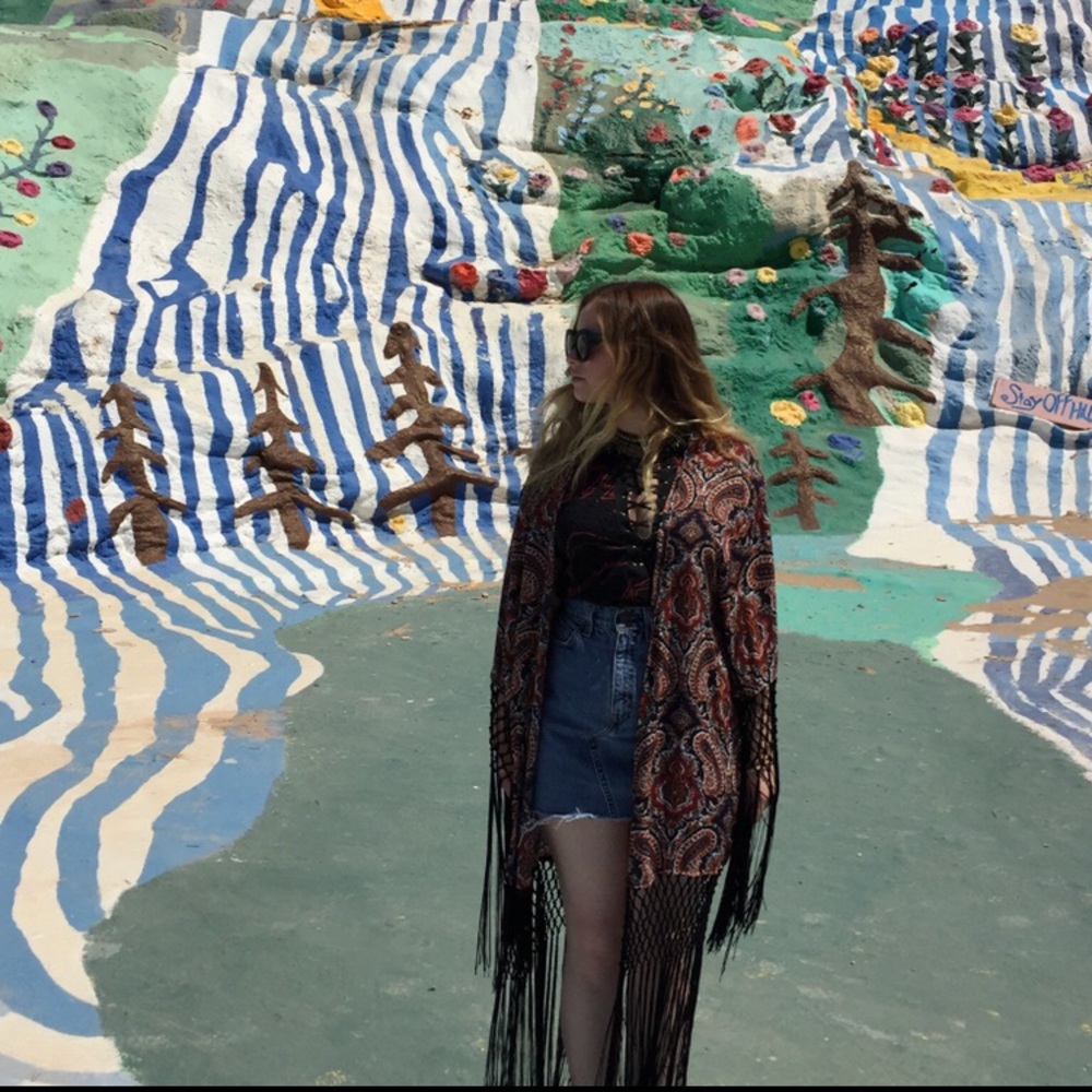 FRINGED KIMONO FROM LF (PERFECT FOR FESTIVALS)